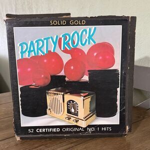 Vintage 1980s Solid Gold – Party Rock Vinyl Box Set (52 No.1 Hits)